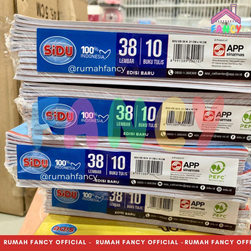

HJK [1 PAK] Buku Tulis Garis Merek SIDU Kwarto isi 38 Lembar / SIDU 58 Lembar / SIDU 78 Lembar /