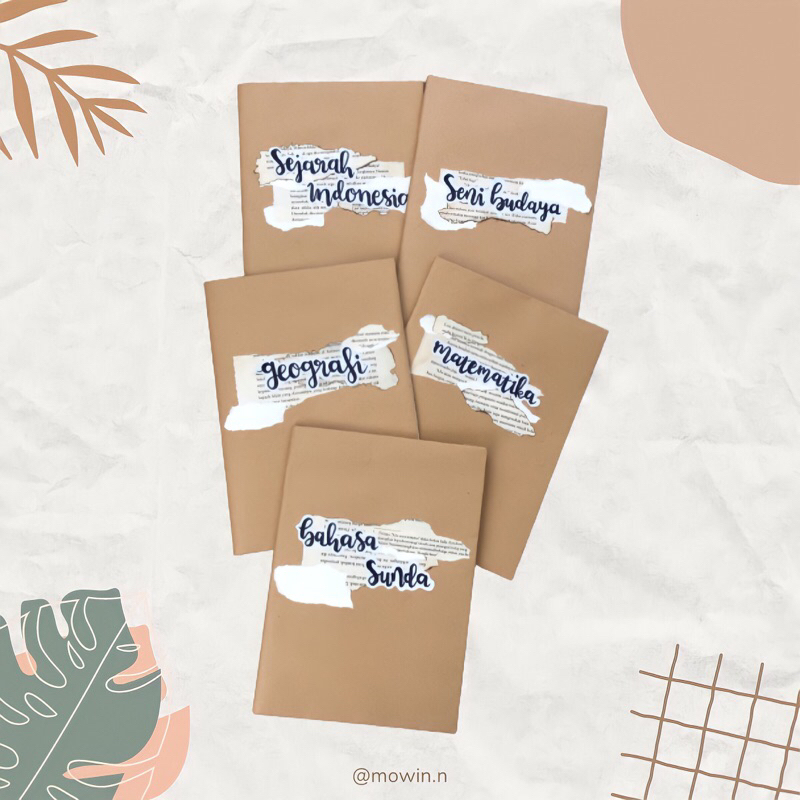 SAMPUL BUKU AESTHETIC VINTAGE