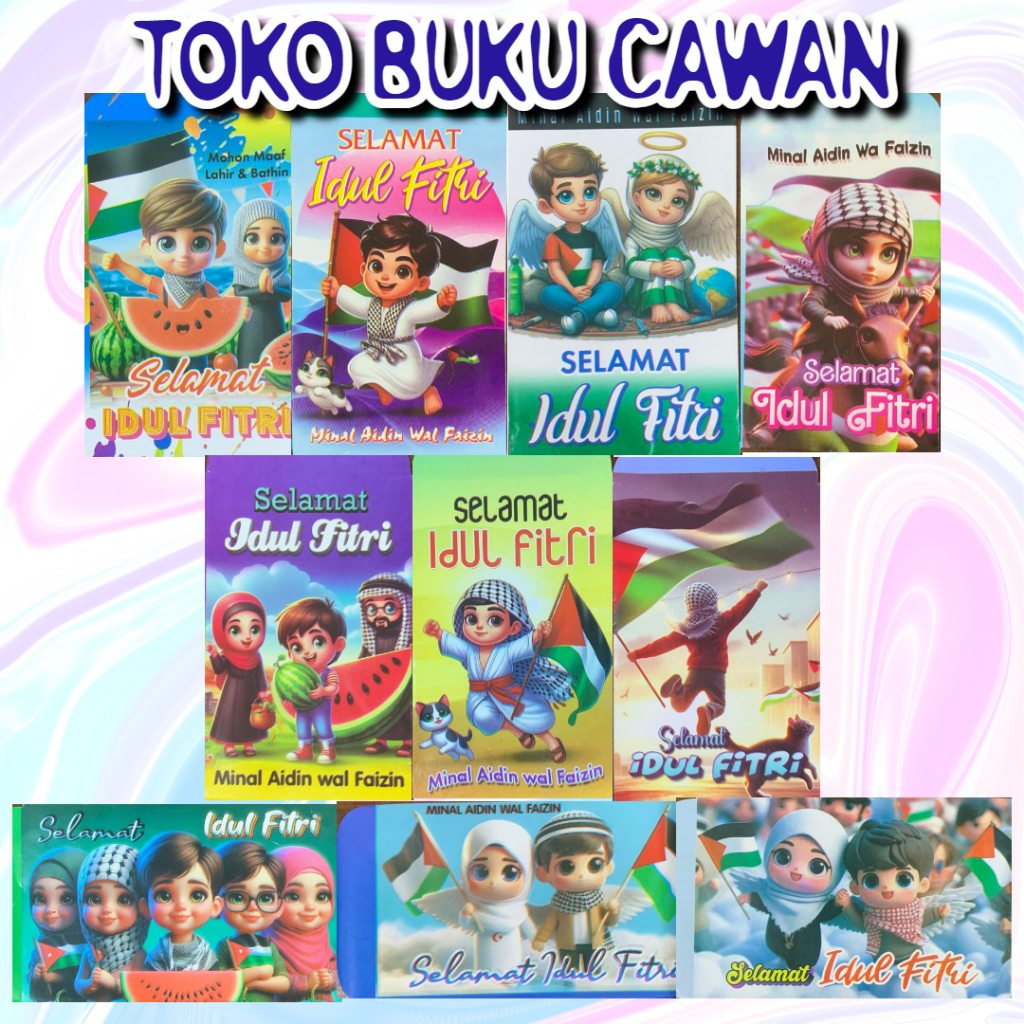 

Amplop THR Lebaran/ Angpau Lebaran Palestine Isi 50 Ukuran Kecil