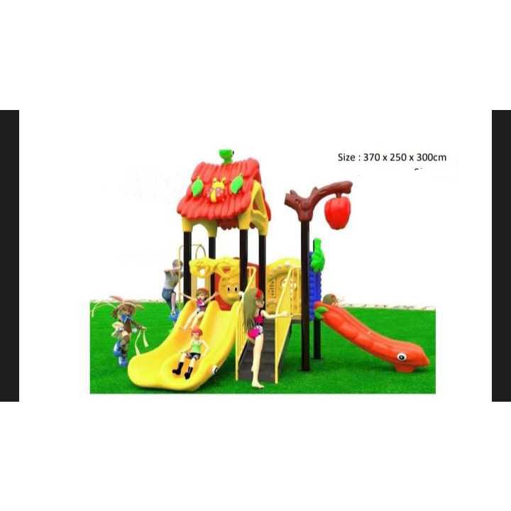 wahana mainan perosotan anak indoor outdoor