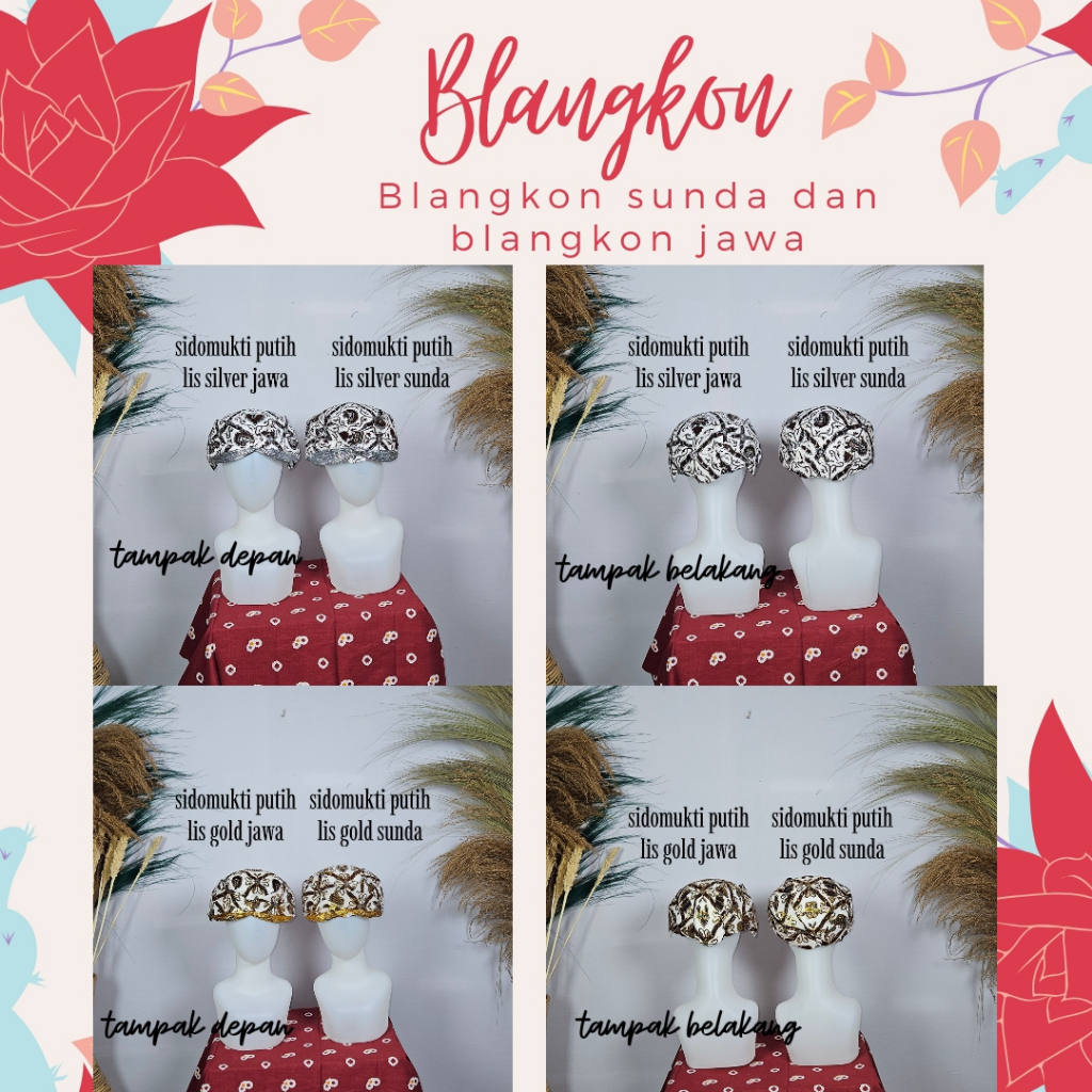 BLANGKON PENGANTIN SOLO BLANGKON PENGANTIN JAWA BLANGKON SUNDA LIS SILVER