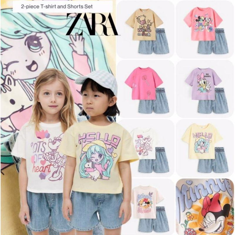 zara girls set/ setelan anak zara / zara setelan anak / zara kids set / zara set / setelan anak anim