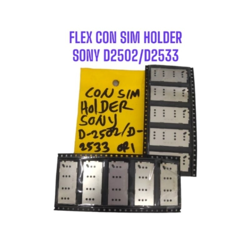 FLEXIBLE FLEXIBEL KONEKTOR SIM HOLDER SONY D2502 / D2533 - FLEX CON SIM HOLDER SONY D2502 / D2533