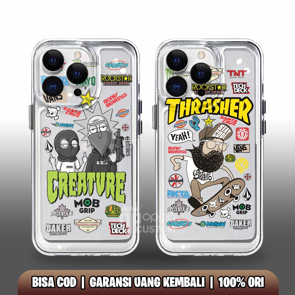 CLEAR CASE STICKER SAMSUNG M10 M11 M23 M30 M31 M51 OPPA CUSTOM Casing Aesthetic Kesing Hp Clear Case