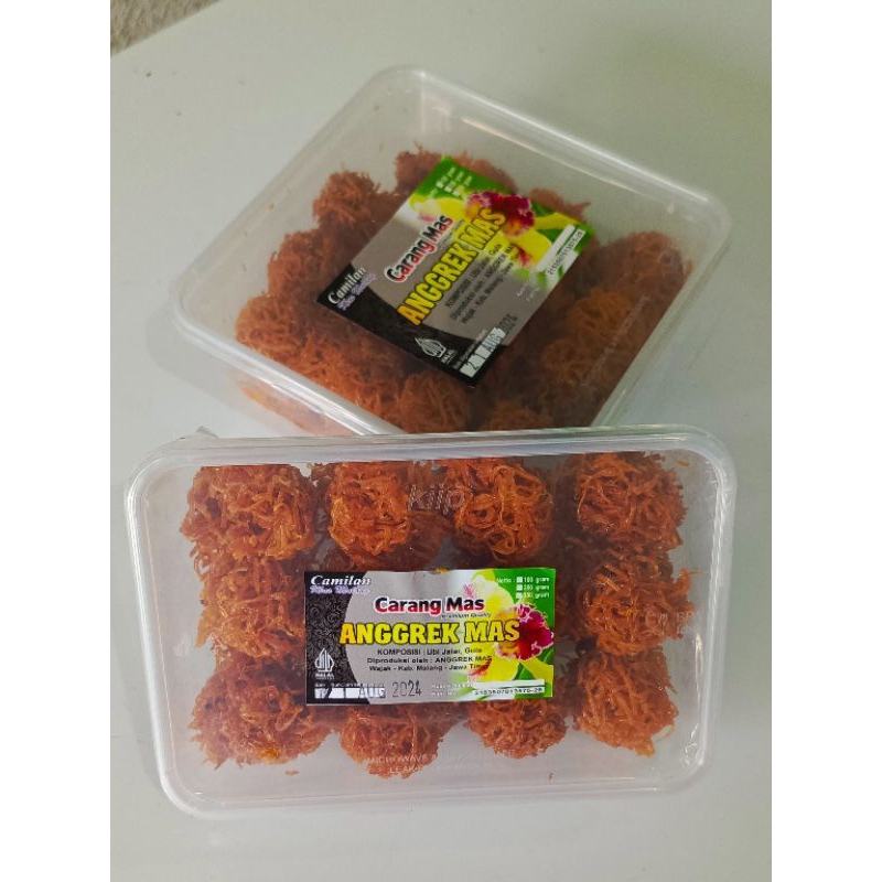Anggrek Mas Carang Mas Ubi Snack Camilan Oleh-Oleh Malang
