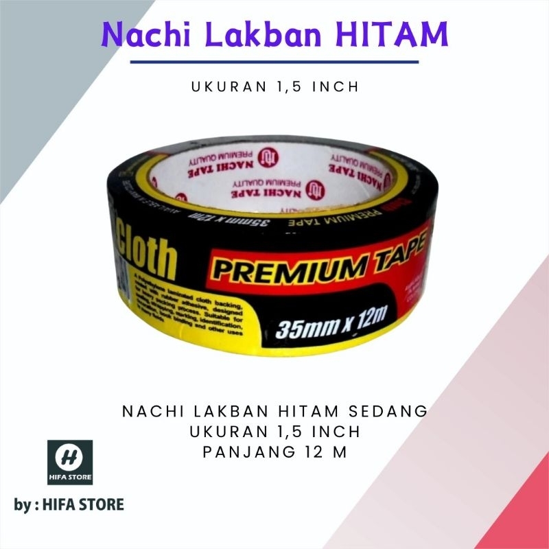

Lakban Hitam Nachi 1,5 inch