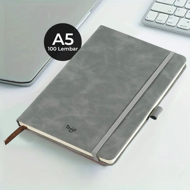 

Toddi Buku Tulis Catatan Harian Notebook with Pen Holder A5 Agenda Journal