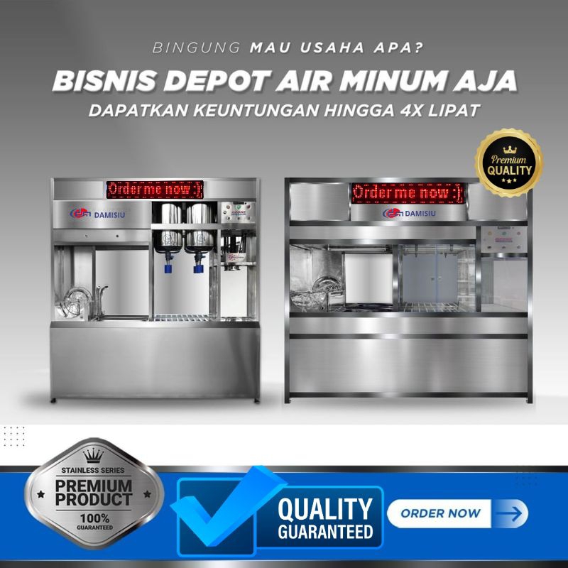 Depot Air Minum Isi Ulang Ful Stainles Damisiu