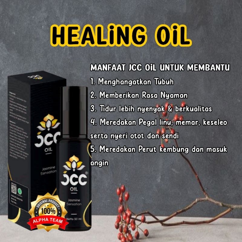JCC OIL Minyak Aromaterapi 100% Original 50ml Minyak Balur, Minyak Pijat, Minyak Gosok, Minyak