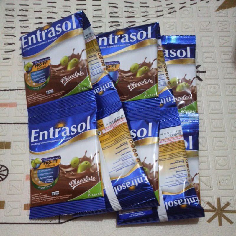 

entrasol pro fit rasa coklat/vanila 20gr serenceng isi 10 sachet