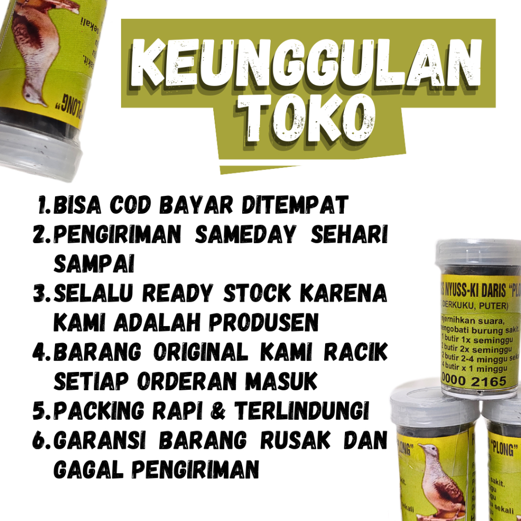 ADY78 JAMU PIL OBAT PAKAN VITAMIN BURUNG PERKUTUT GACOR BANGKOK BALI JOSSNYUSS KI DARIS