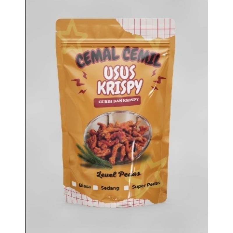 

keripik usus crispy pedas