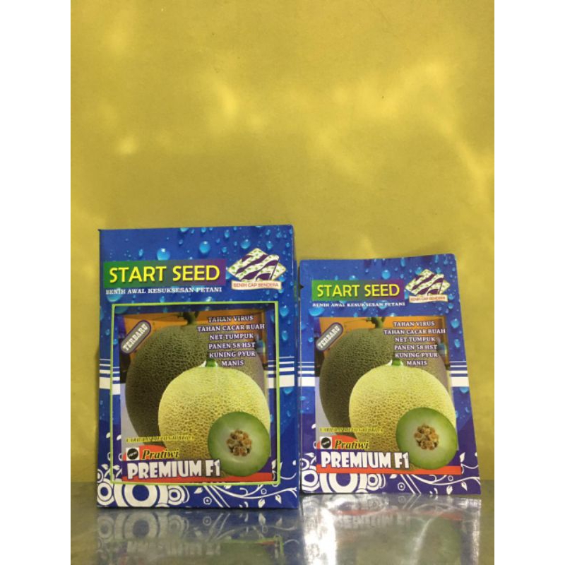 Benih NEW Pratiwi PREMIUM F1 - PROMO isi biji ±1000 biji - melon daging putih