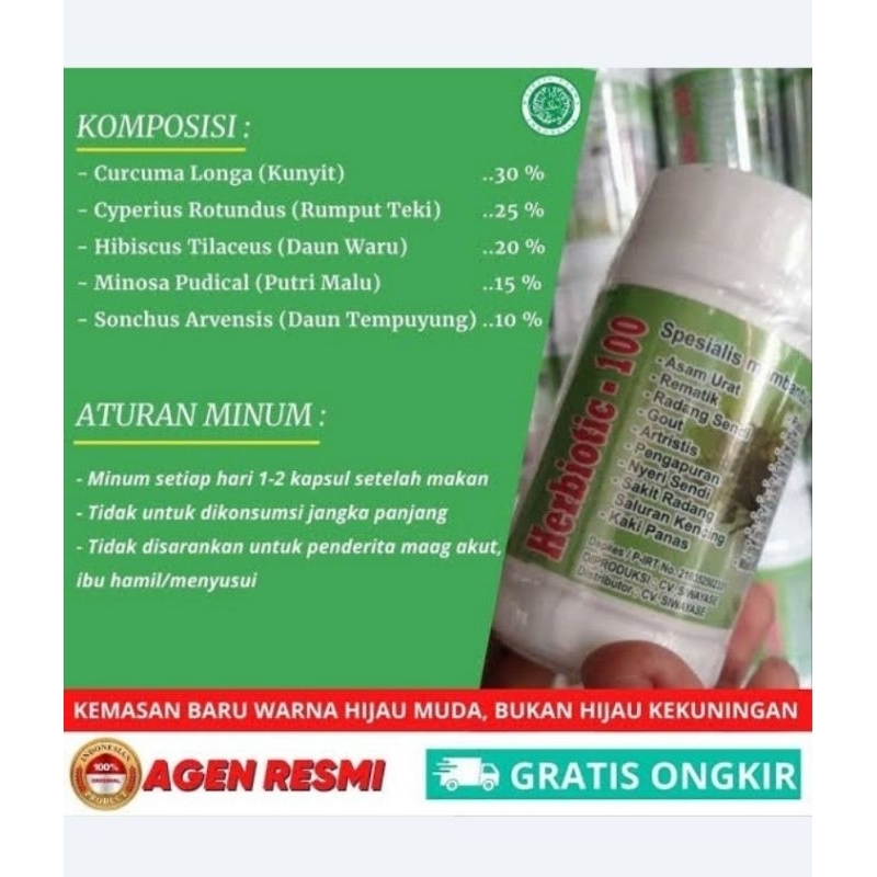 □neowstock□ herbiotic-100 100% original