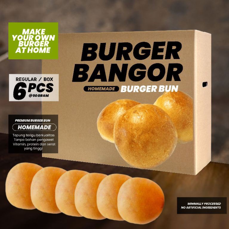 

UWF194 Terkece SeRI ROTI BURGER HOMEMADE MURAH LEMBUT