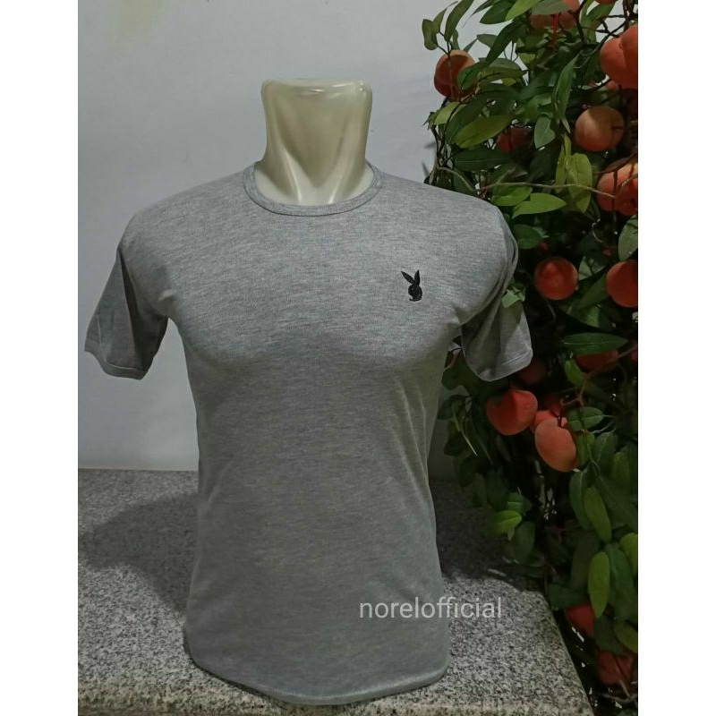 KAOS PLAYBOY PRIA ORIGINAL BAHAN 40S DOUBLE KNIT