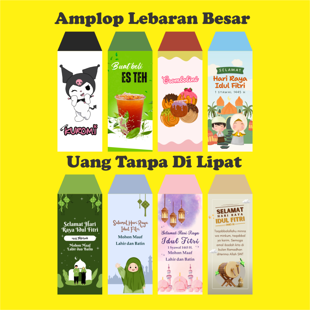 

AMPLOP LEBARAN BESAR UANG TANPA DILIPAT