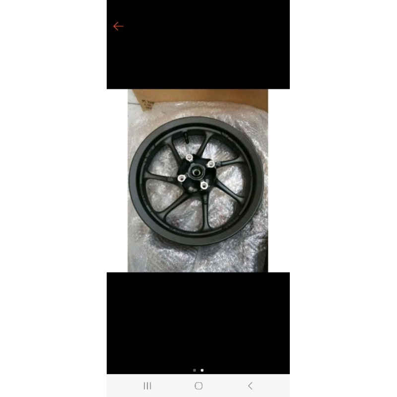 Pelek Pelek Recing Depan Honda Scoopy Ring 12 / Seken Original Copotan