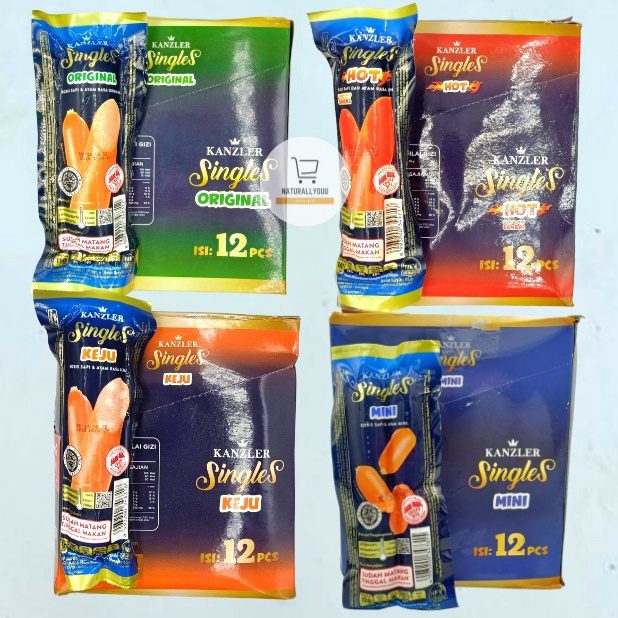 

LJP977 TERBARU 1BOX Kanzler Singles Kanzler Sosis Singles Siap Makan isi 12pcs