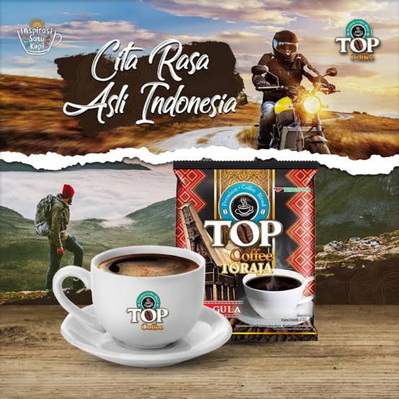 

Top Coffe Toraja [2in1 1renceng isi 10sachet]
