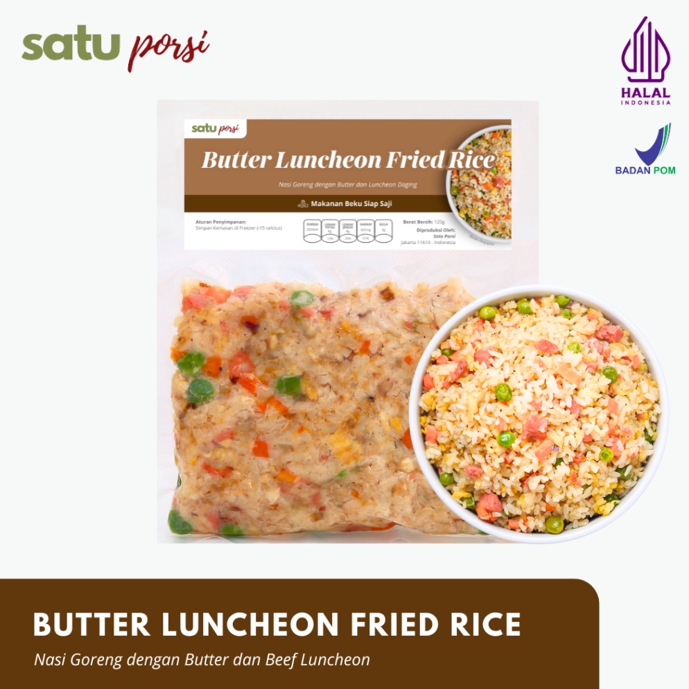 

LGU524 Ready Stok Satu Porsi Butter Luncheon Fried Rice