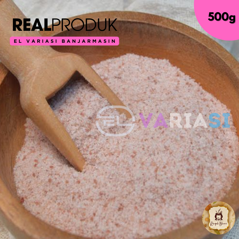 

500g || Garam Himalaya Premium Organic Original 100% Natural | Himsalt Organik Himalayan Pink Salt Pure Murni Sea Salt Rock Salt By. EL Variasi