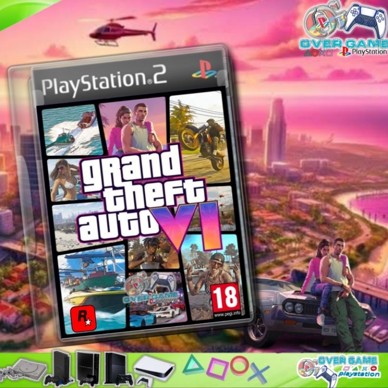 KASET GTA Vl mod PS2 Gta6