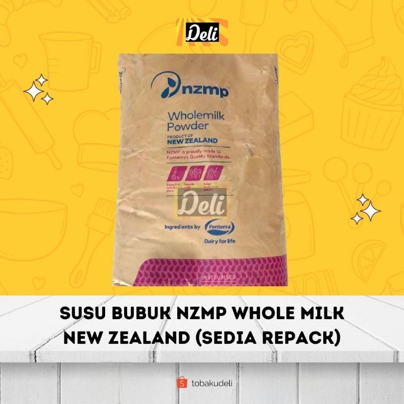 

Susu Bubuk NZMP New Zealand Milk Powder Wholemilk Powder Repack 500gr