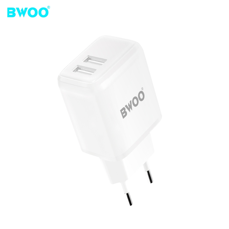 Adaptor Travel Charger Fast Charging + Kabel Charger USB to Lighting BWOO Iphone CDA60L 2.4A