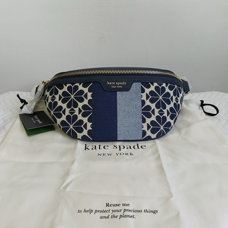 Kate Spade Flower Jacquard Medium Belt Bag