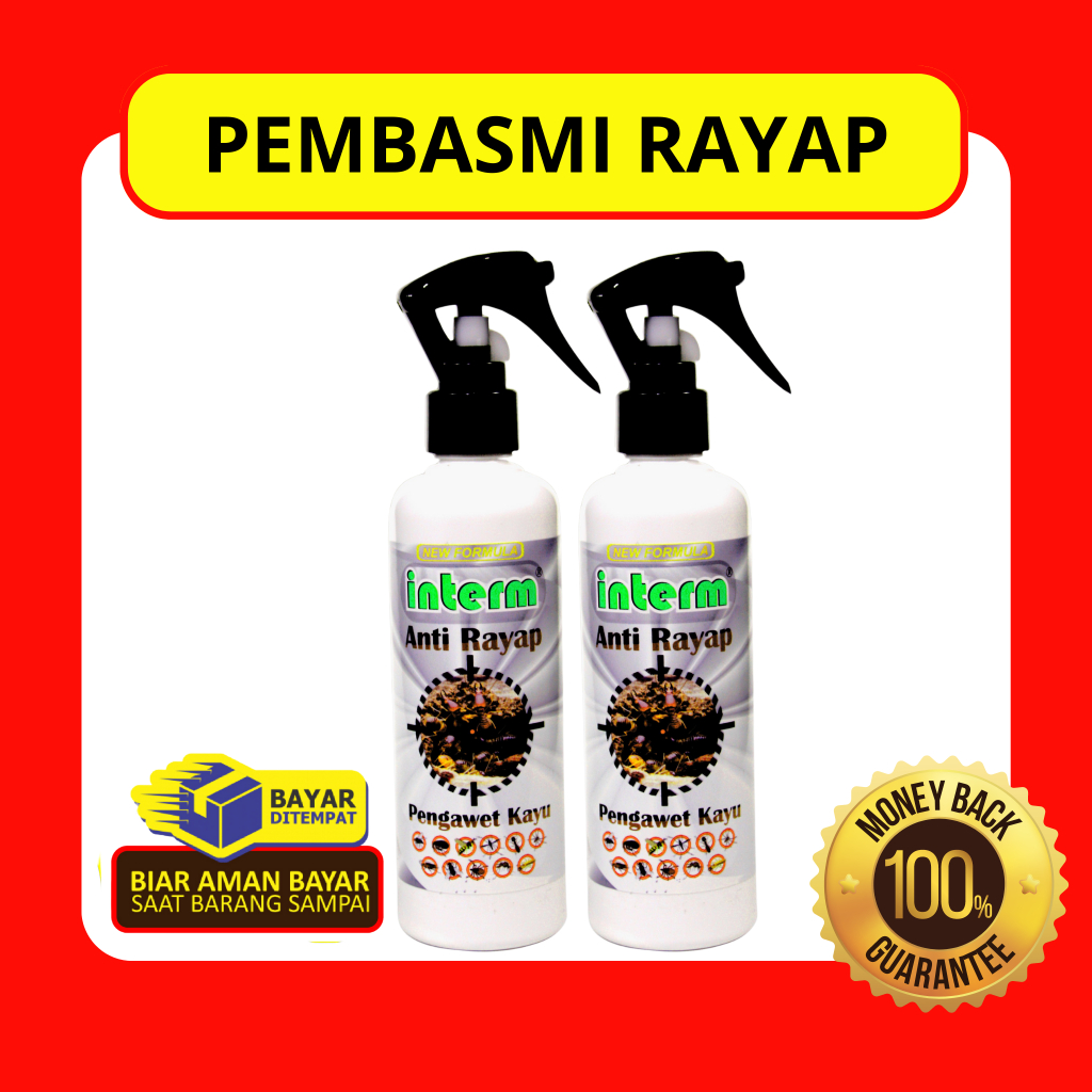 Interm Pembasmi Rayap 250 ML | Spray Untuk Menghilangkan Rayap Anti Rayap Kayu, Tembok dll | Anti Ba