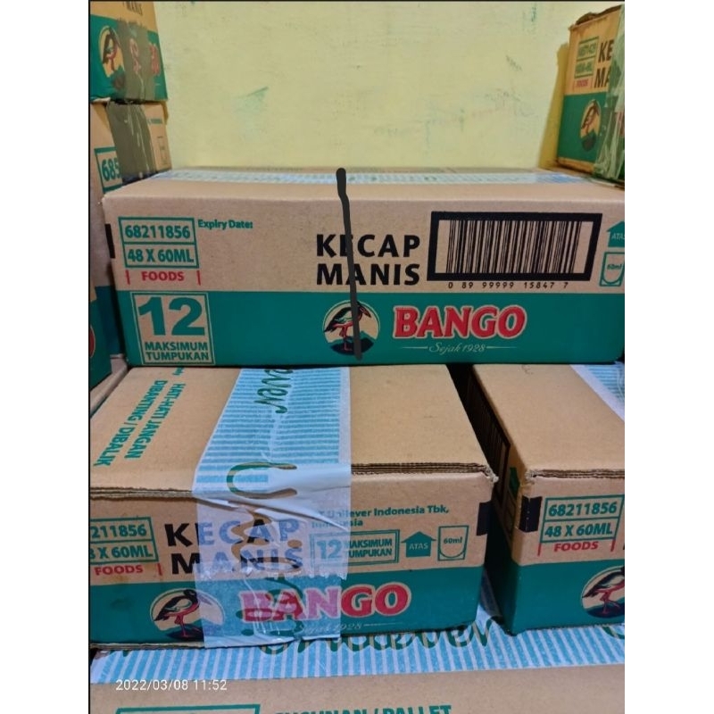 

Kecap Bango 60ml Kemasan Pouch Harga, Perkarton Isi 48 pouch