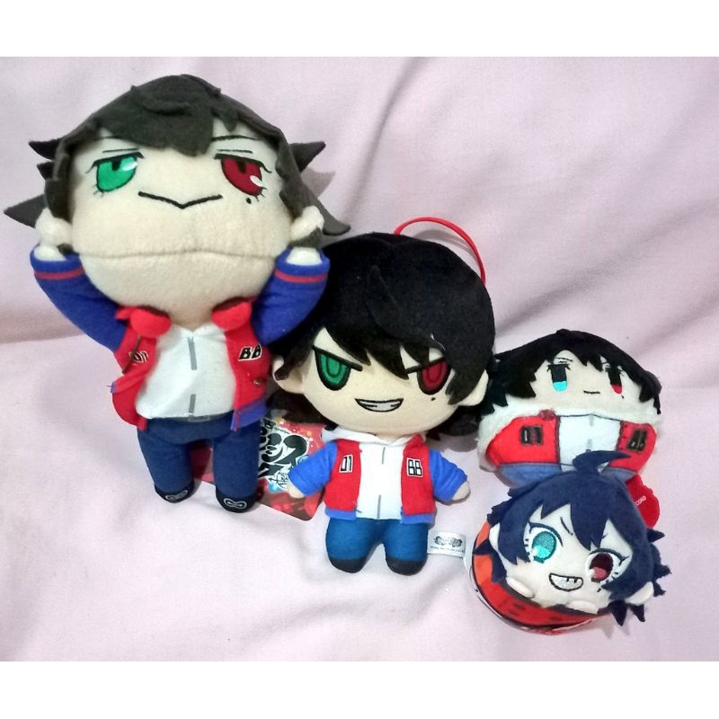 (UPDATED) Hypnosis Mic Ichiro Jiro Saburo Buster Bros Anime Plush Nuigurumi Boneka Hypmic Nesoberi M