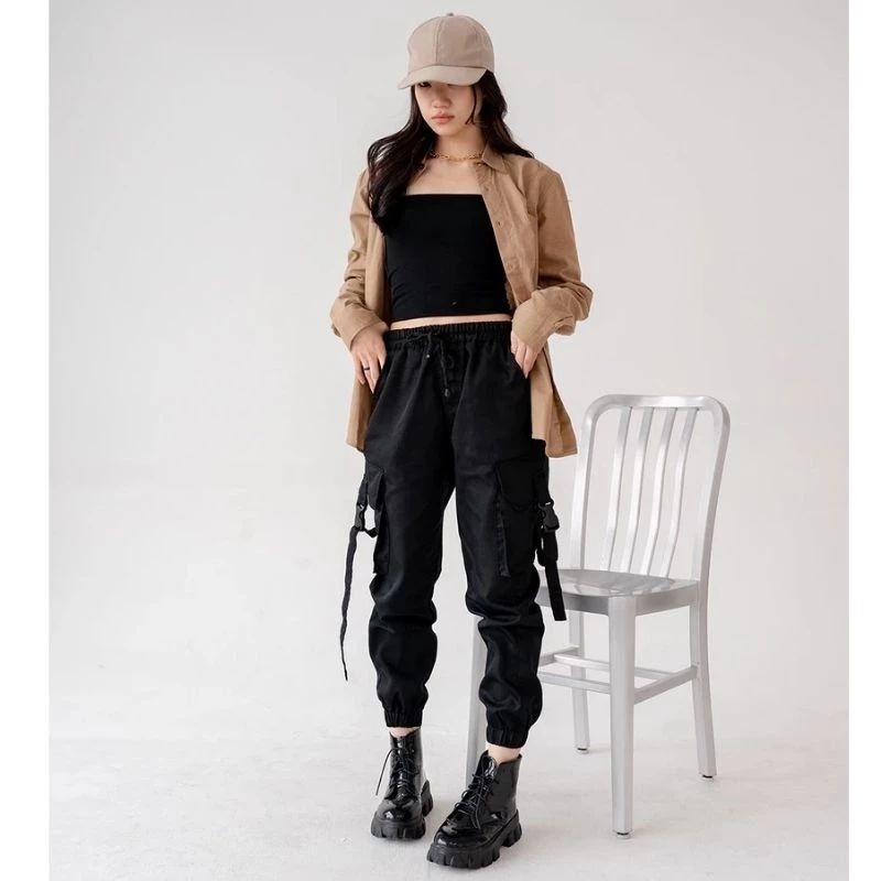 CELANA CARGO WANITA / CELANA CARGO JOGER WANITA KEKINIAN