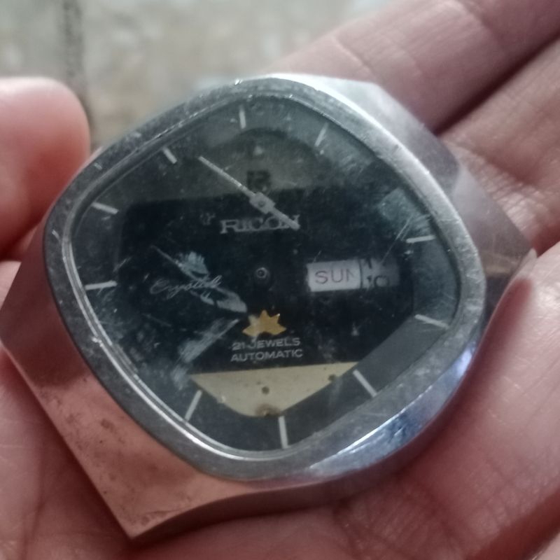 jam Ricoh bahan rusak vintage