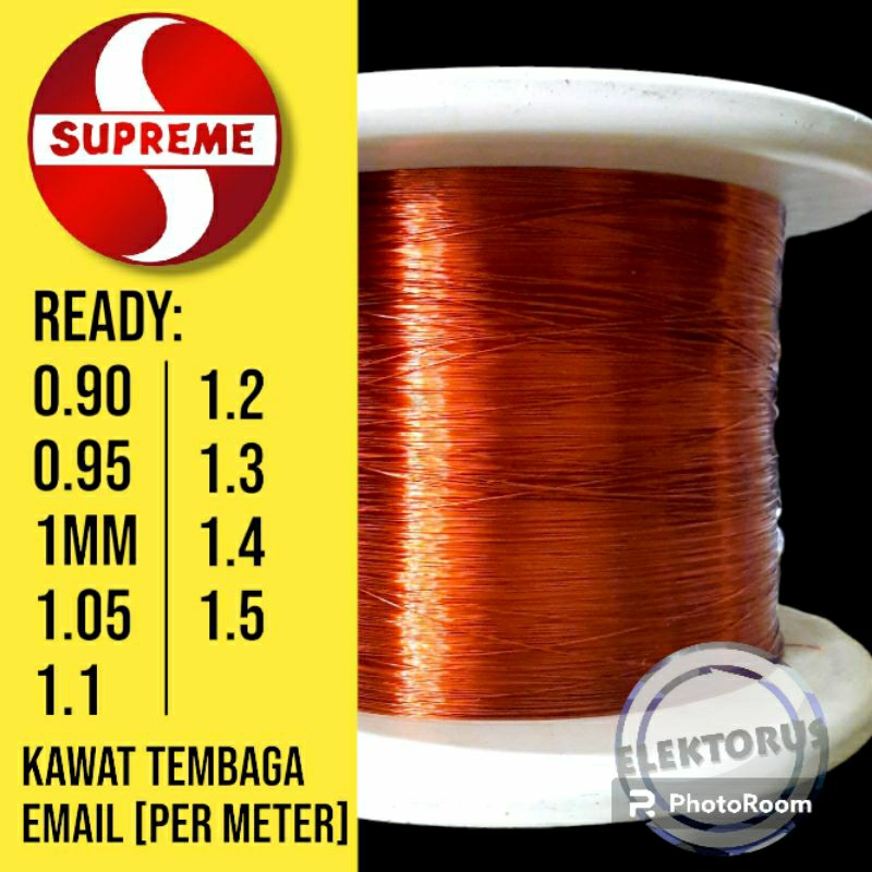 Kawat Tembaga Email Meteran 1mm Sampai 1.5mm