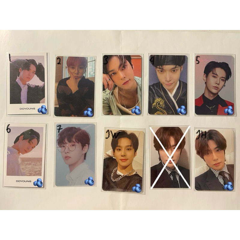NCT 127 Doyoung Jungwoo Jaehyun pc poca photocard official (from home polaroid, neozone, sticker, ac