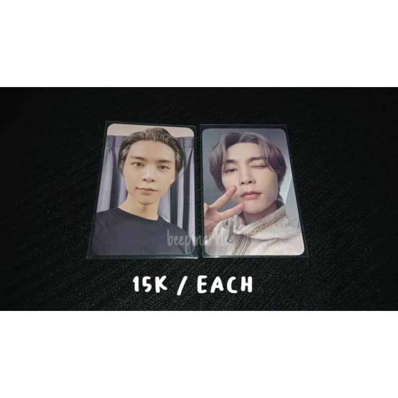 pc photocard official nct johnny mumo 2 baddies, johnny binder nct home