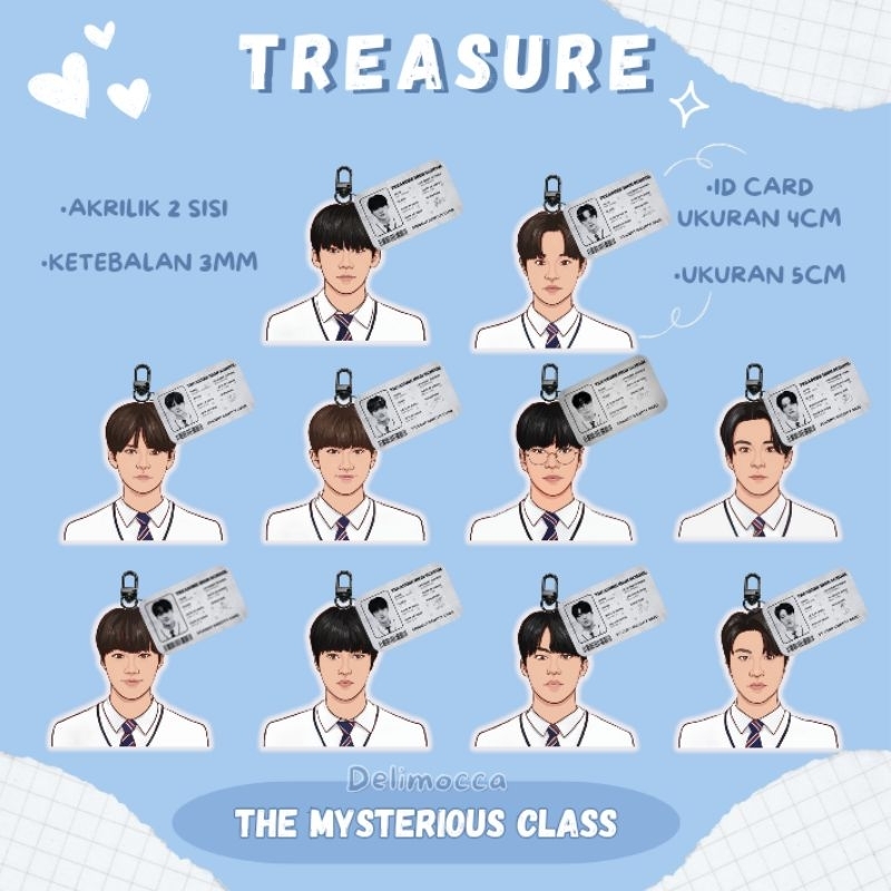 KEYCHAIN TREASURE THE MYSTERIOUS CLASS BY DELIMOCCA