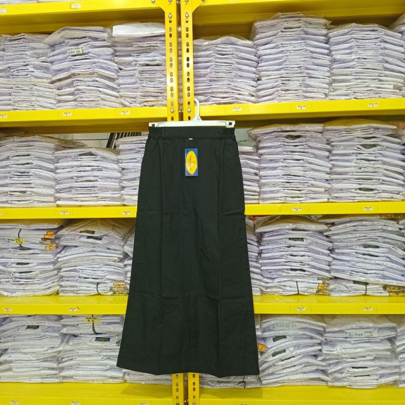ROK HITAM PANJANG SPAN A(tanpa belahan depan maupun belakang)