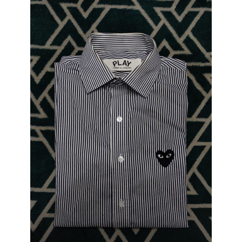 Kemeja Long sleeve Play cdg original. made in japan