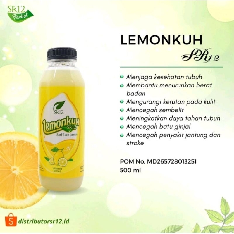 

Lemonkuh SR12 Sari Buah Lemon Asli Minuman Herbal Daya Tahan Tubuh dan Diet Alami 250 ml 500 ml