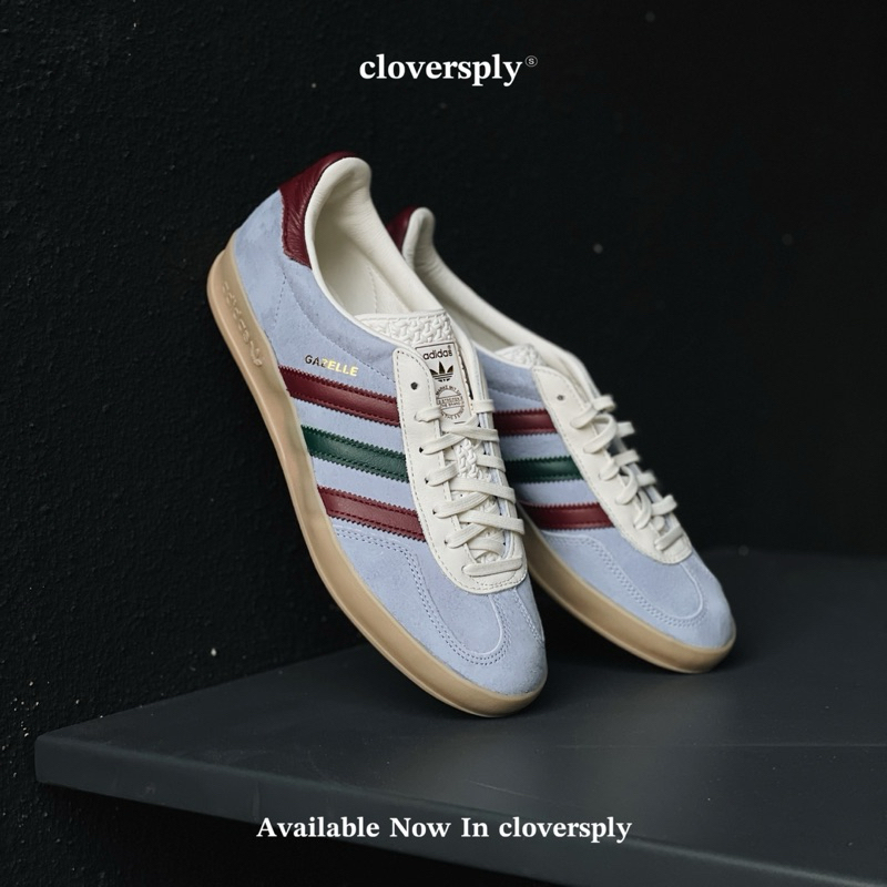 ADIDAS ORIGINALS GAZELLE INDOOR ‘BLUE DAWN’ COLORWAY GUCCI