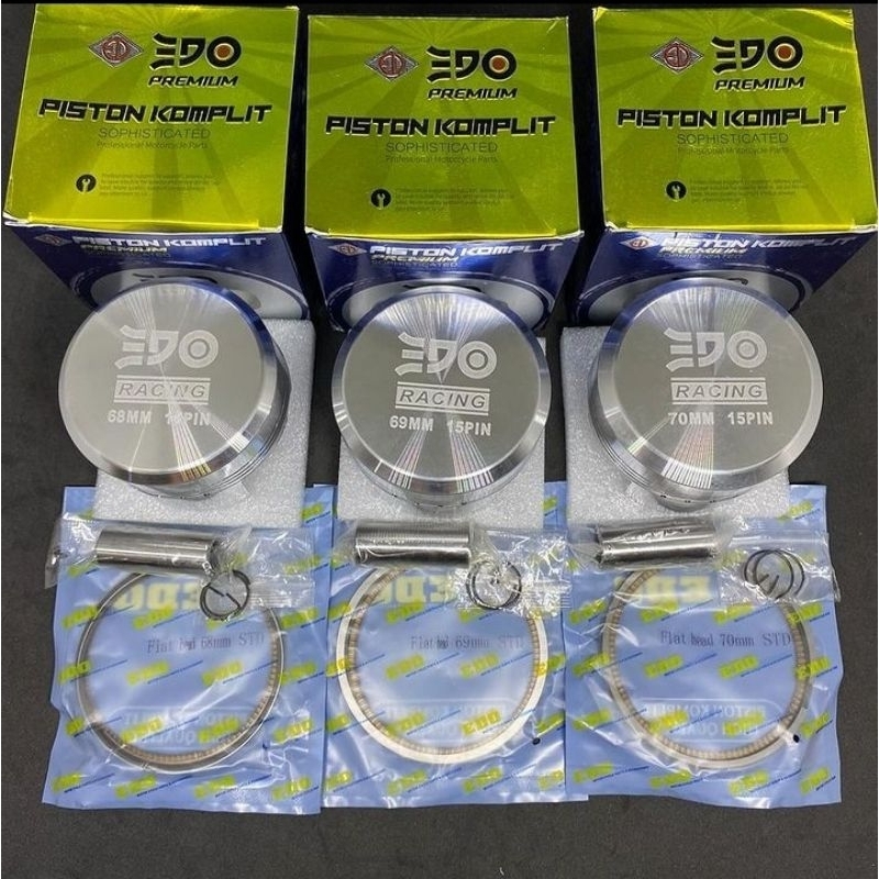 piston seker tiger 68,69,70 pin 15mm CASTING RIK diameter 68,69,70 EDO RACING