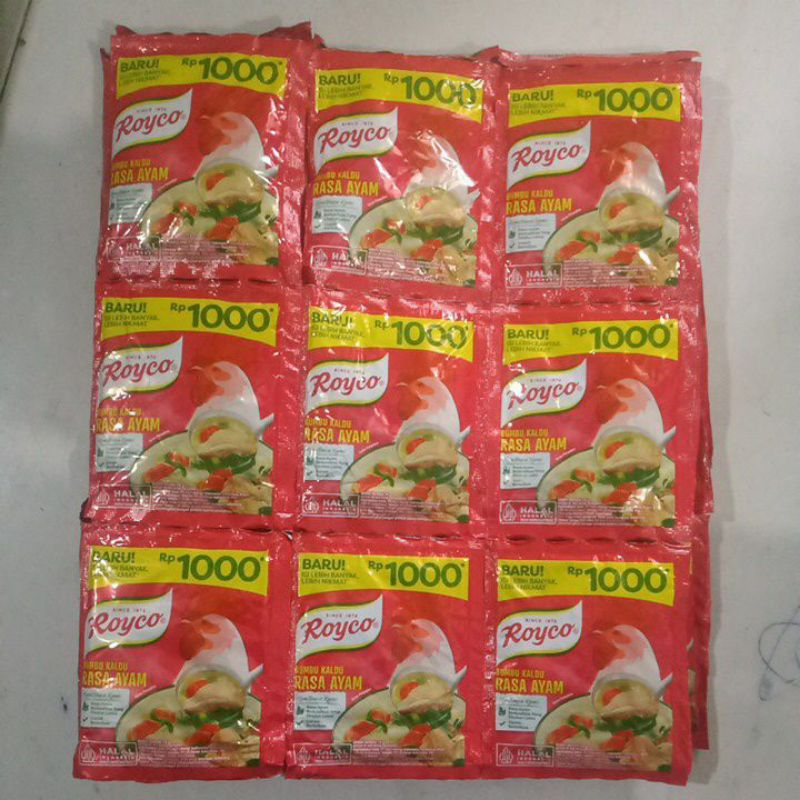 

Royco Ayam 1 renceng isi 12