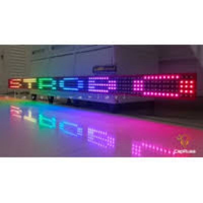 LAMPU RUNNING TEXT 5 BARIS 12V