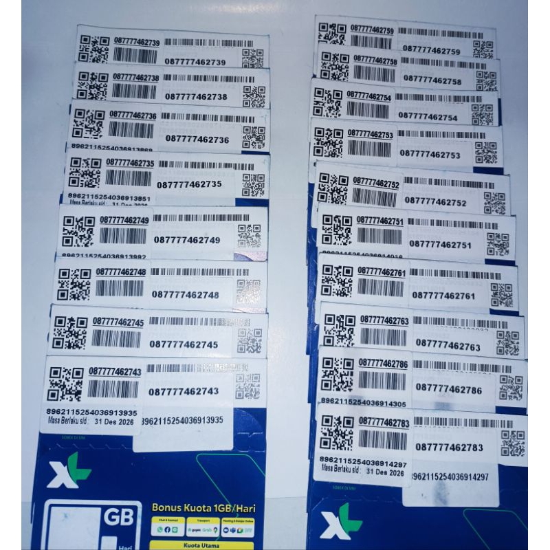 Perdana XL Cantik Kwartet (GRATIS TUSUK KARTU)