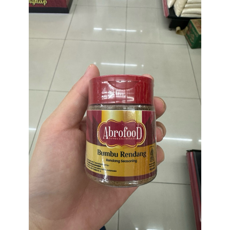 

Bubuk Rendang Abrofood (kemasan botol 30 gr)