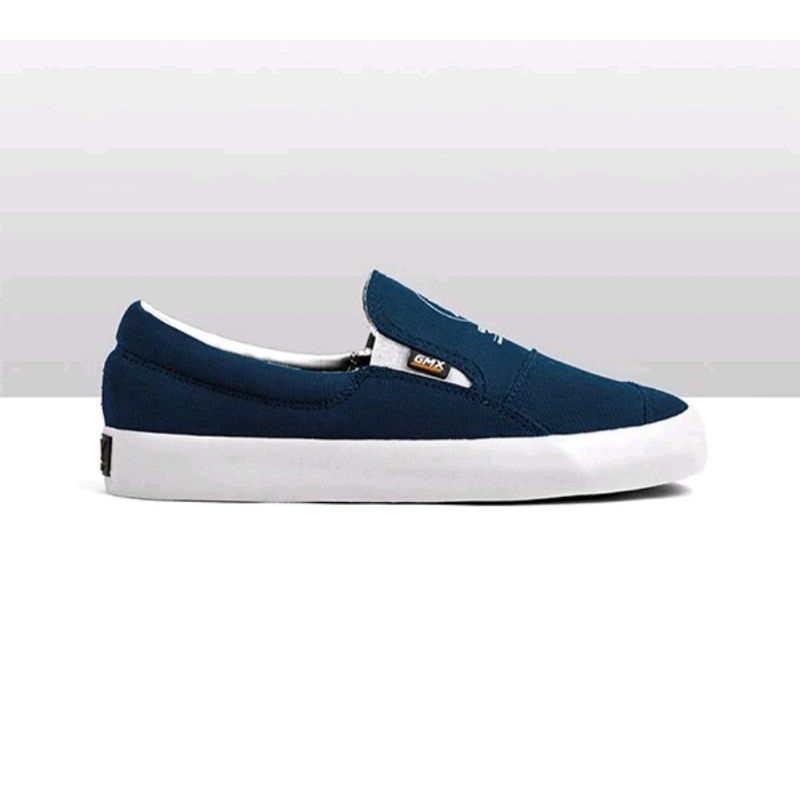 GeoffMax - Navi Black | Sepatu Pria Slip On