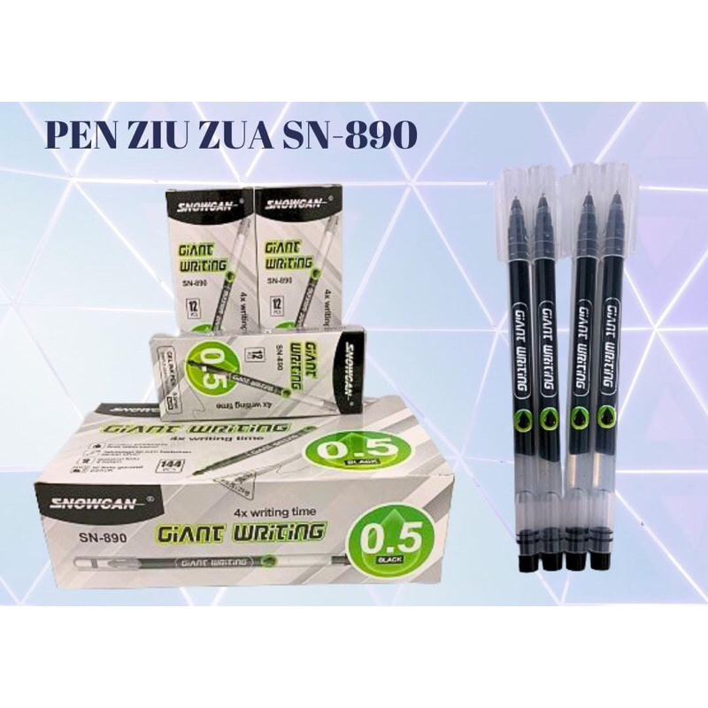 

1lsn Pen gel Sn-890 ZIU ZUA Pen Gel grosir pen 0.5